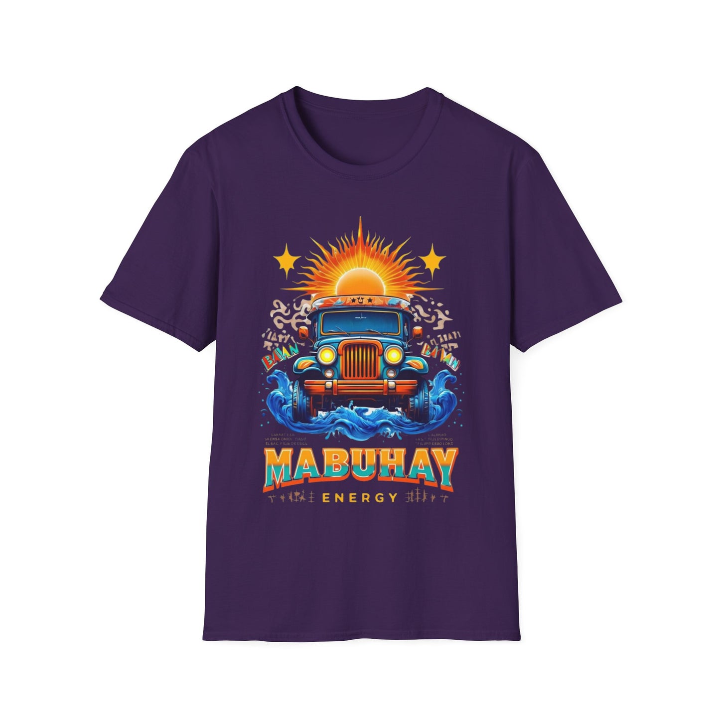 Mabuhay Energy Vintage Jeepney T-Shirt | Unisex Softstyle Tee