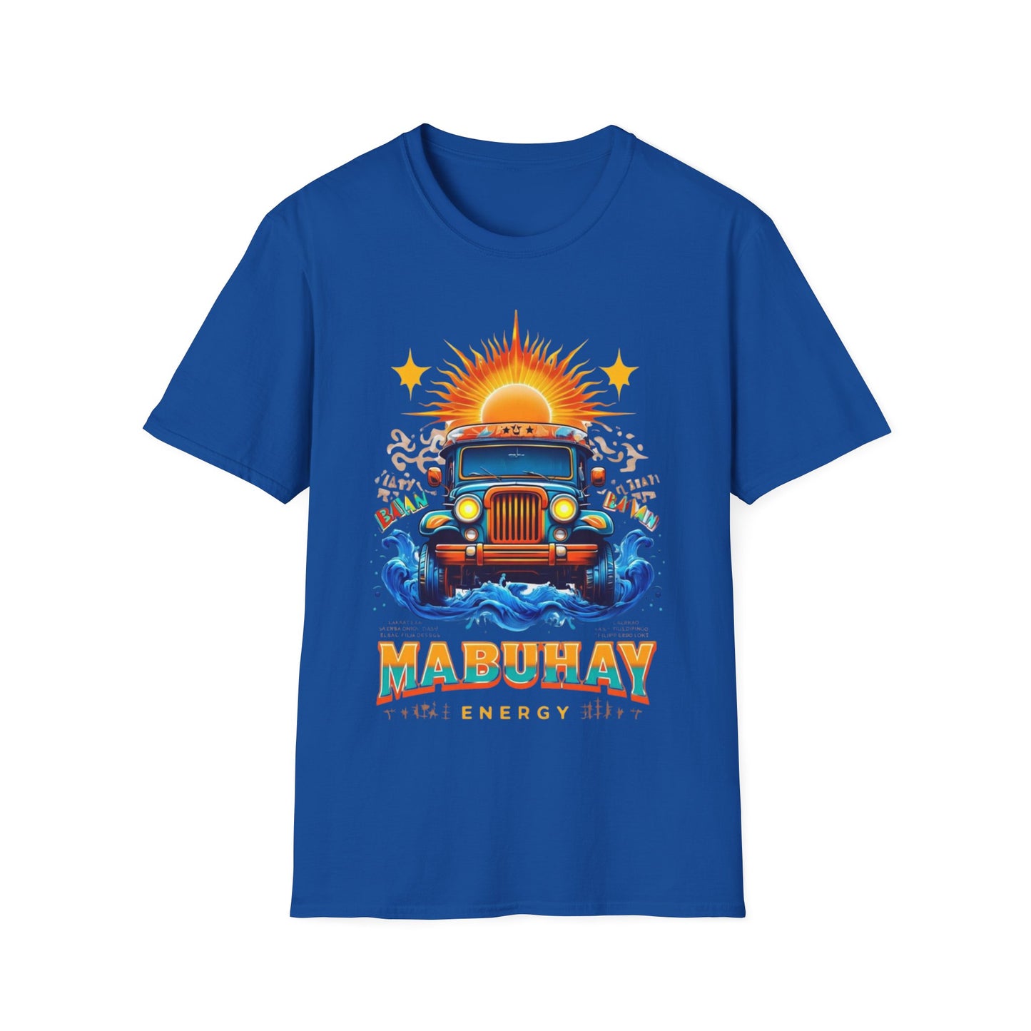 Mabuhay Energy Vintage Jeepney T-Shirt | Unisex Softstyle Tee