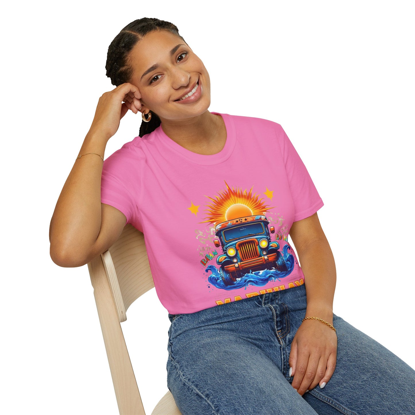 Mabuhay Energy Vintage Jeepney T-Shirt | Unisex Softstyle Tee