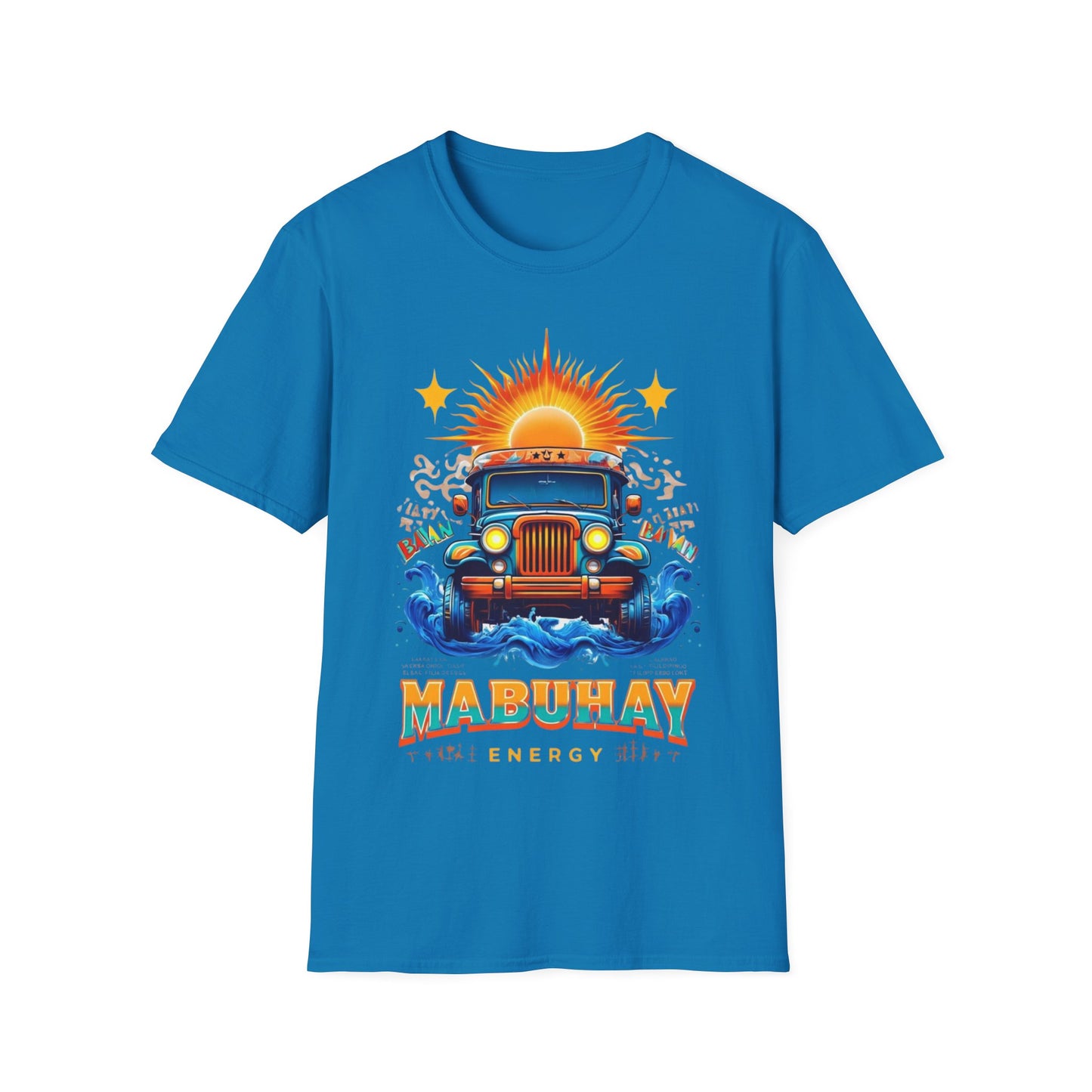 Mabuhay Energy Vintage Jeepney T-Shirt | Unisex Softstyle Tee