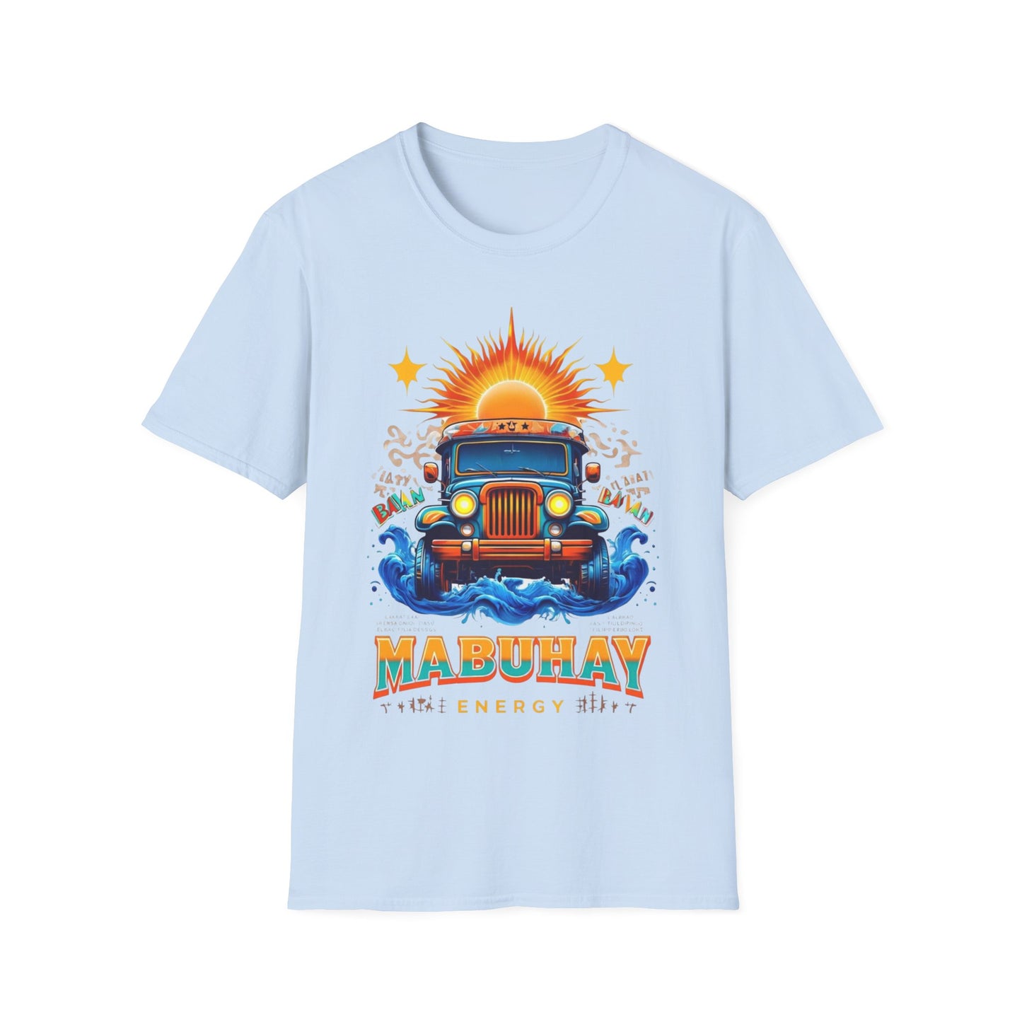 Mabuhay Energy Vintage Jeepney T-Shirt | Unisex Softstyle Tee