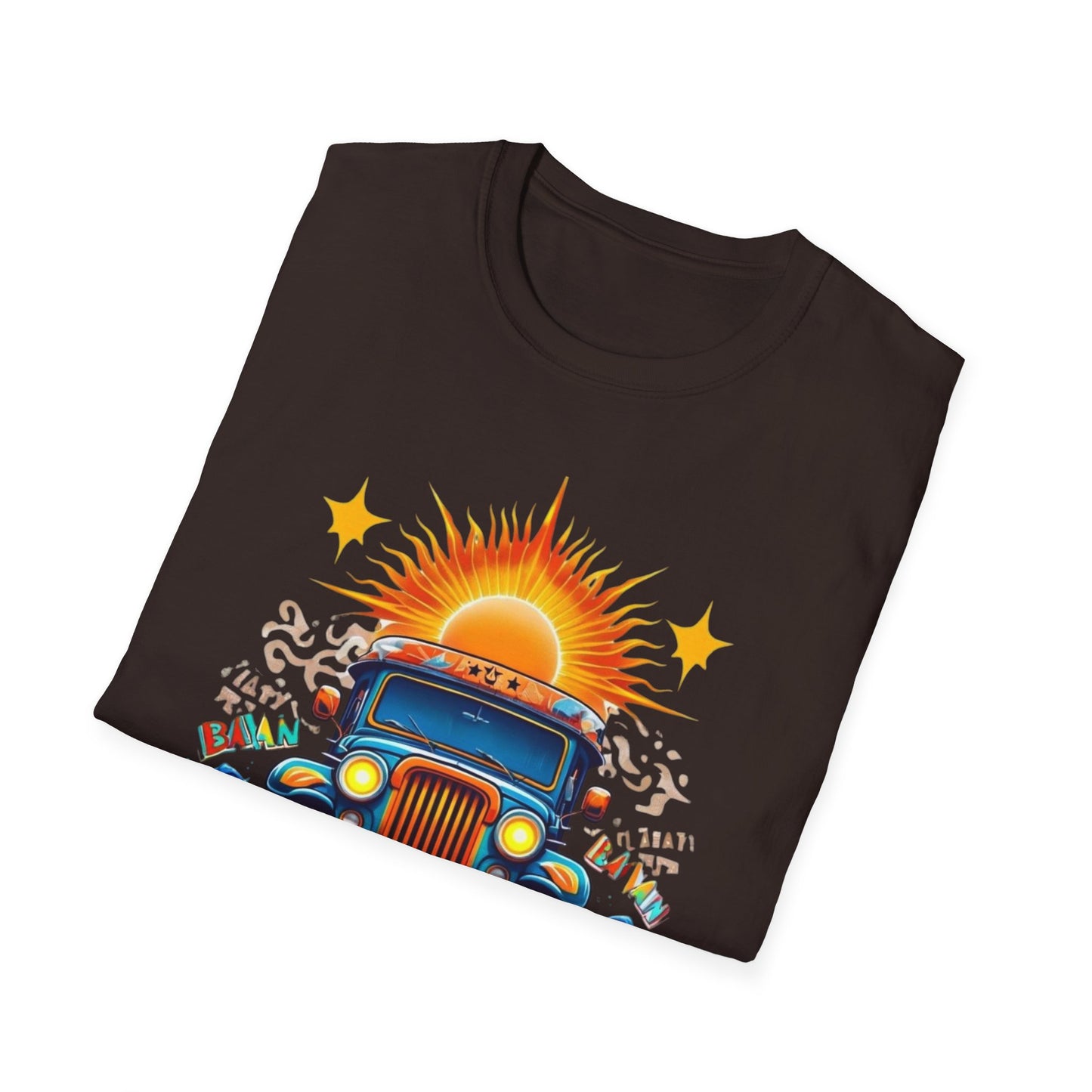 Mabuhay Energy Vintage Jeepney T-Shirt | Unisex Softstyle Tee