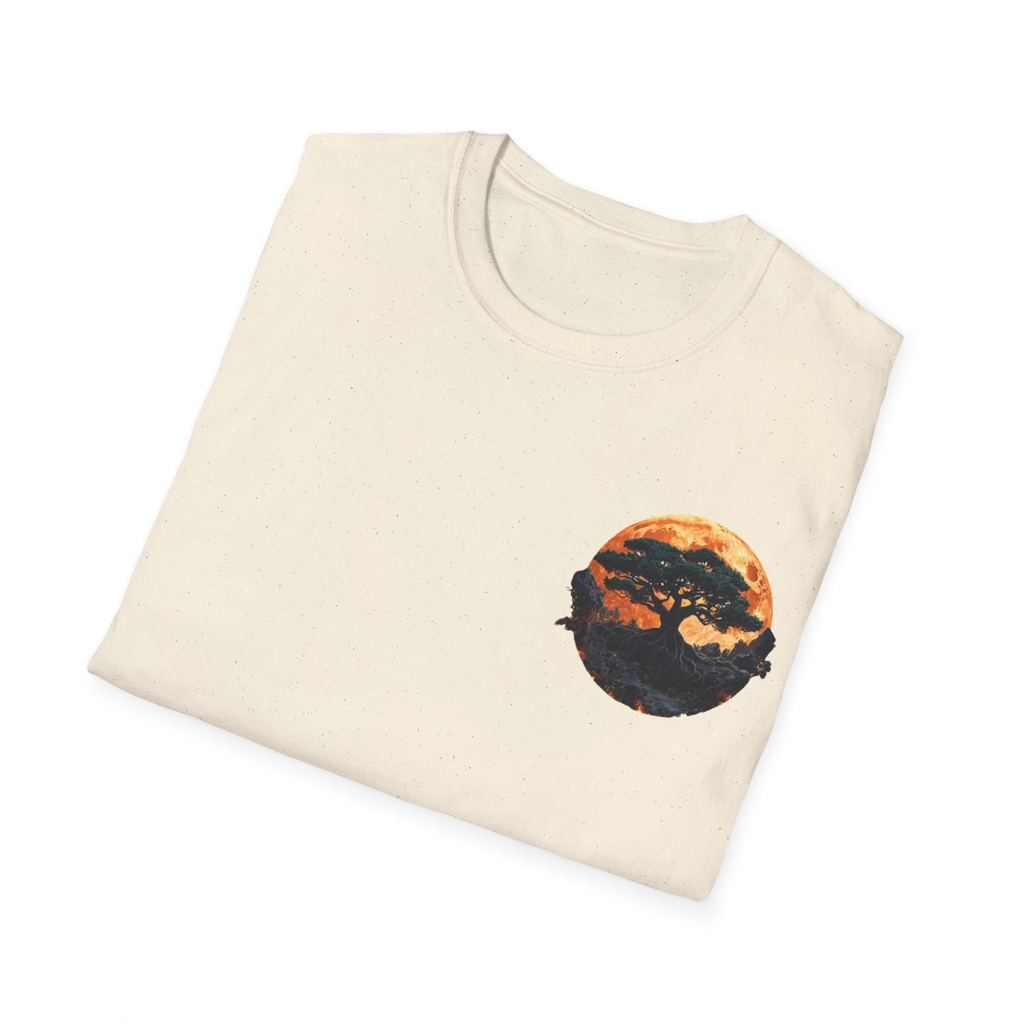 Samurai and Bonsai T-Shirt, Front And Back Design