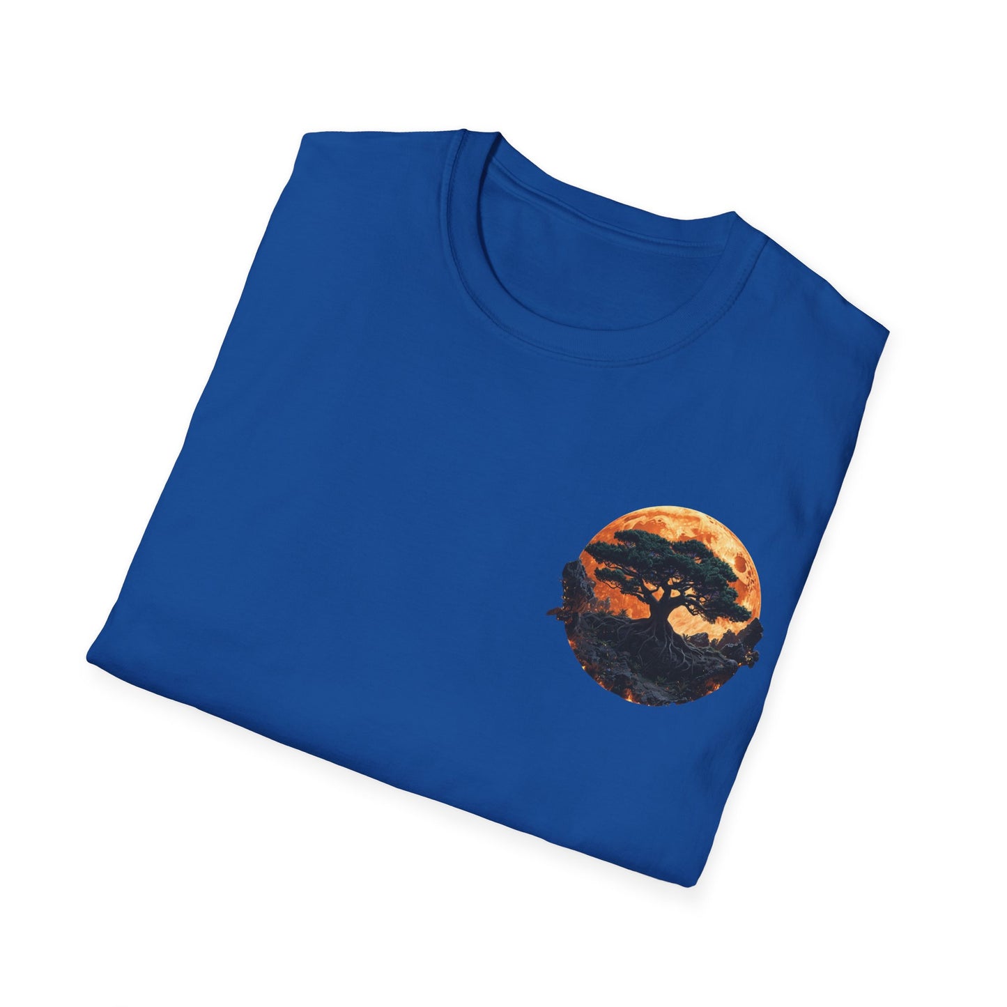 Samurai and Bonsai T-Shirt, Front And Back Design
