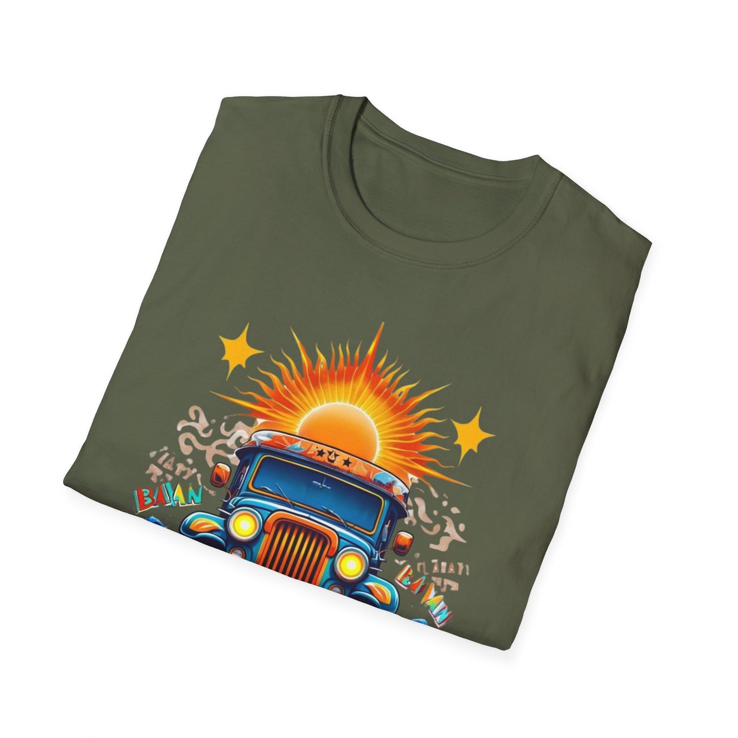 Mabuhay Energy Vintage Jeepney T-Shirt | Unisex Softstyle Tee