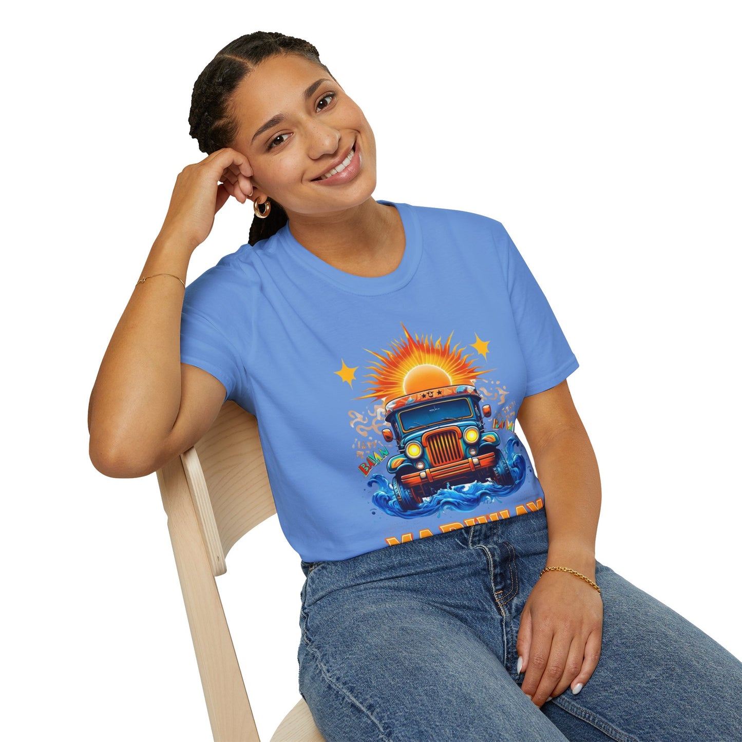 Mabuhay Energy Vintage Jeepney T-Shirt | Unisex Softstyle Tee