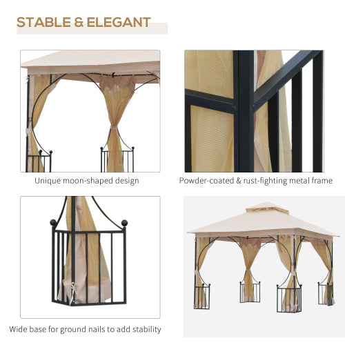 Garden Gazebo | 3x3m Outdoor Canopy Shelter