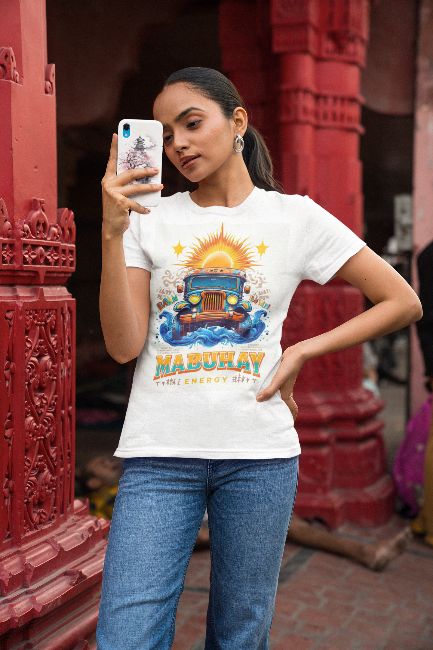 Mabuhay Energy Vintage Jeepney T-Shirt | Unisex Softstyle Tee