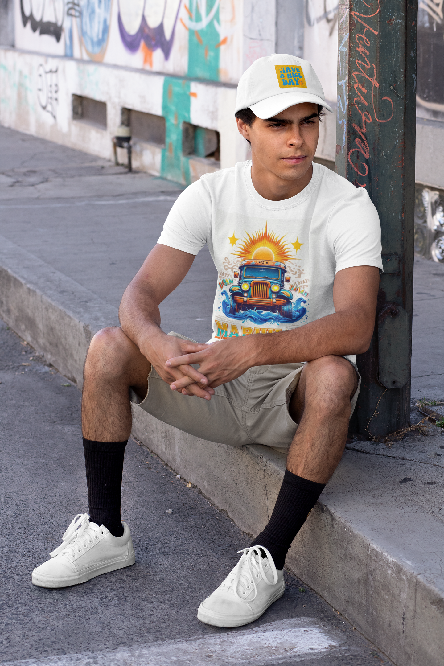 Mabuhay Energy Vintage Jeepney T-Shirt | Unisex Softstyle Tee