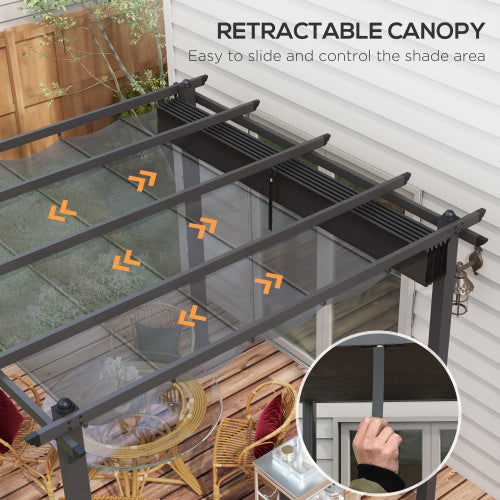Aluminium Pergola, With Retractable Roof -3x3m