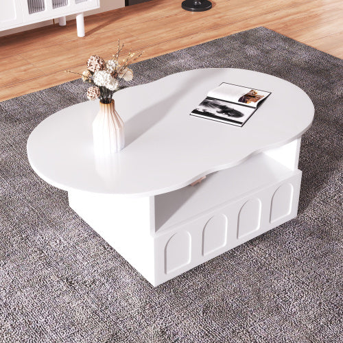 Cloud-Shaped Coffee Table – Modern Aesthetic Room Table