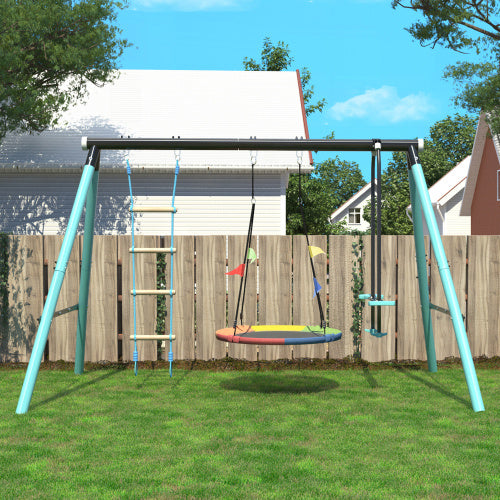 Kids Swing Seesaw Set – Outdoor Playset for Children