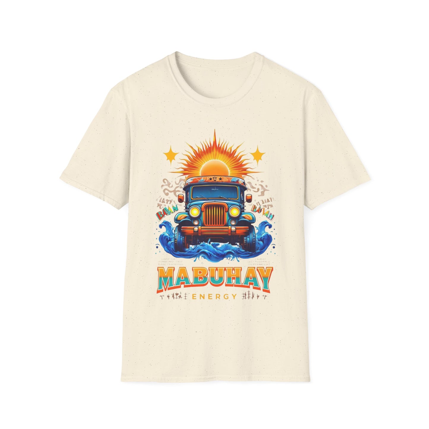 Mabuhay Energy Vintage Jeepney T-Shirt | Unisex Softstyle Tee