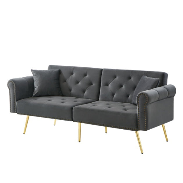 Modern 2-Seater Sofa Bed – Compact Convertible Couch