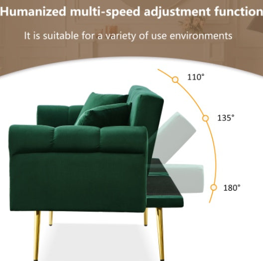 Modern 2-Seater Sofa Bed – Compact Convertible Couch