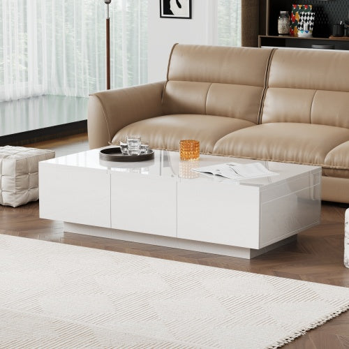 High Gloss Coffee Table – Modern Living Room Center Table