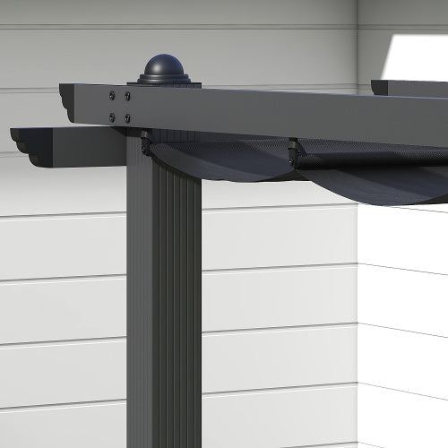Aluminium Pergola, With Retractable Roof -3x3m