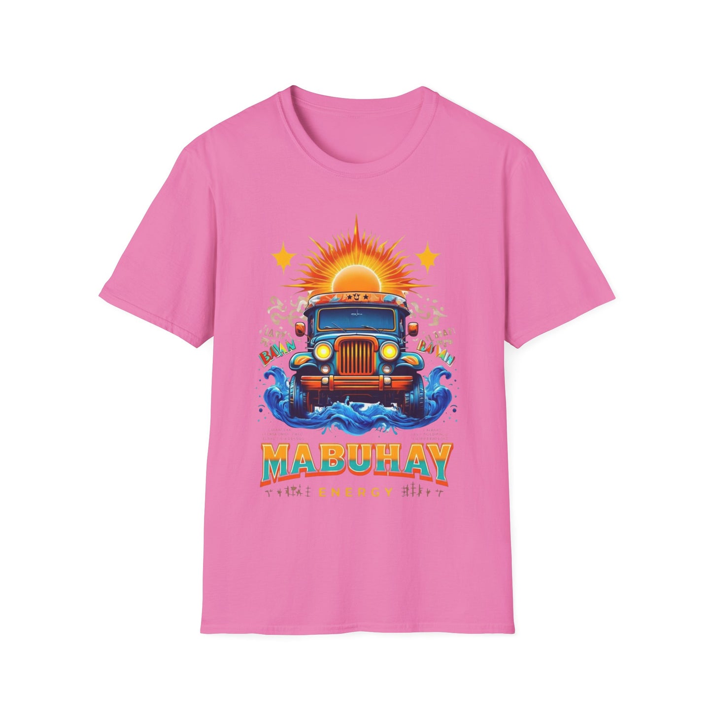 Mabuhay Energy Vintage Jeepney T-Shirt | Unisex Softstyle Tee