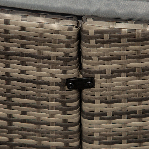 Round Daybed With Retractable Canopy, With Three Pillows, Dark Grey