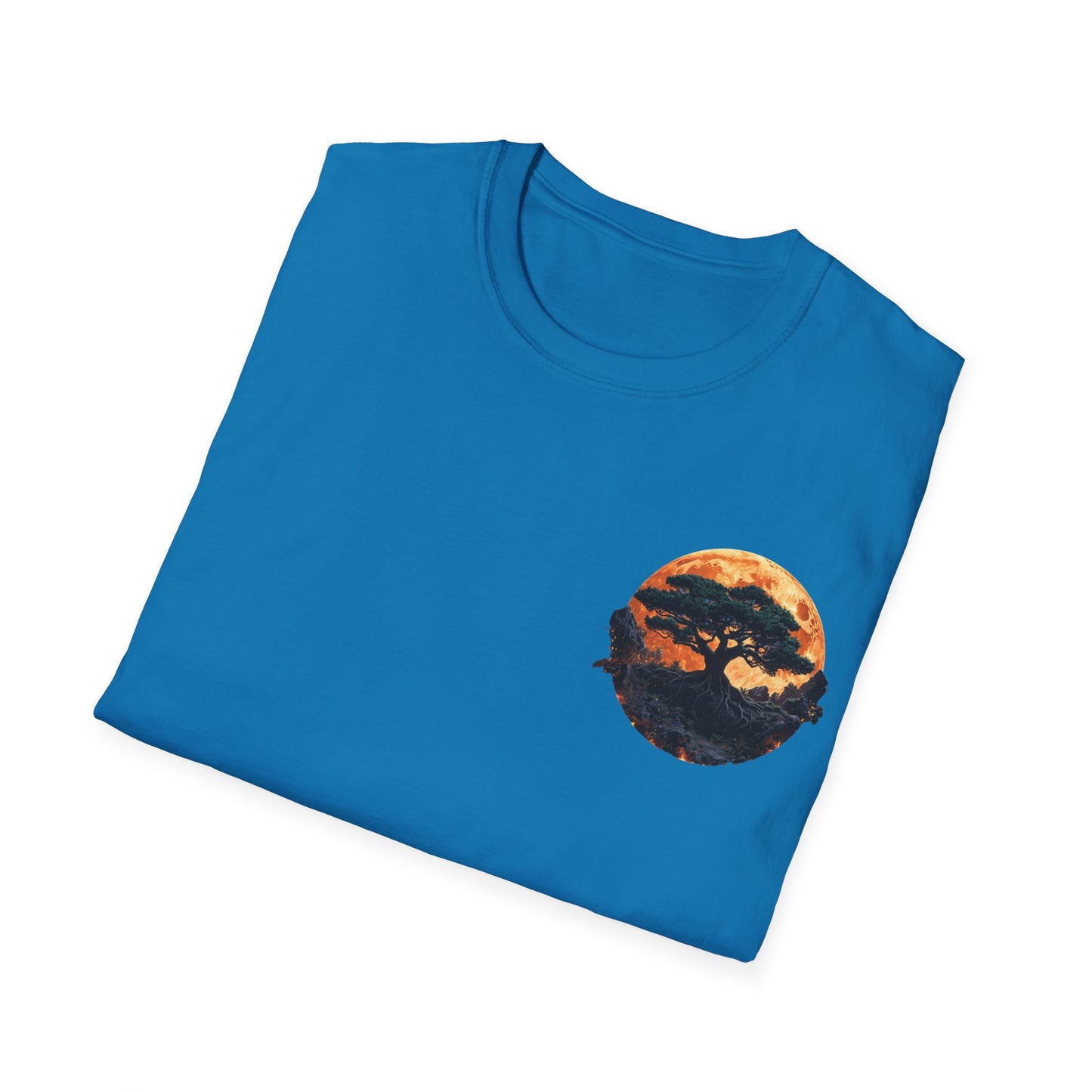 Samurai and Bonsai T-Shirt, Front And Back Design