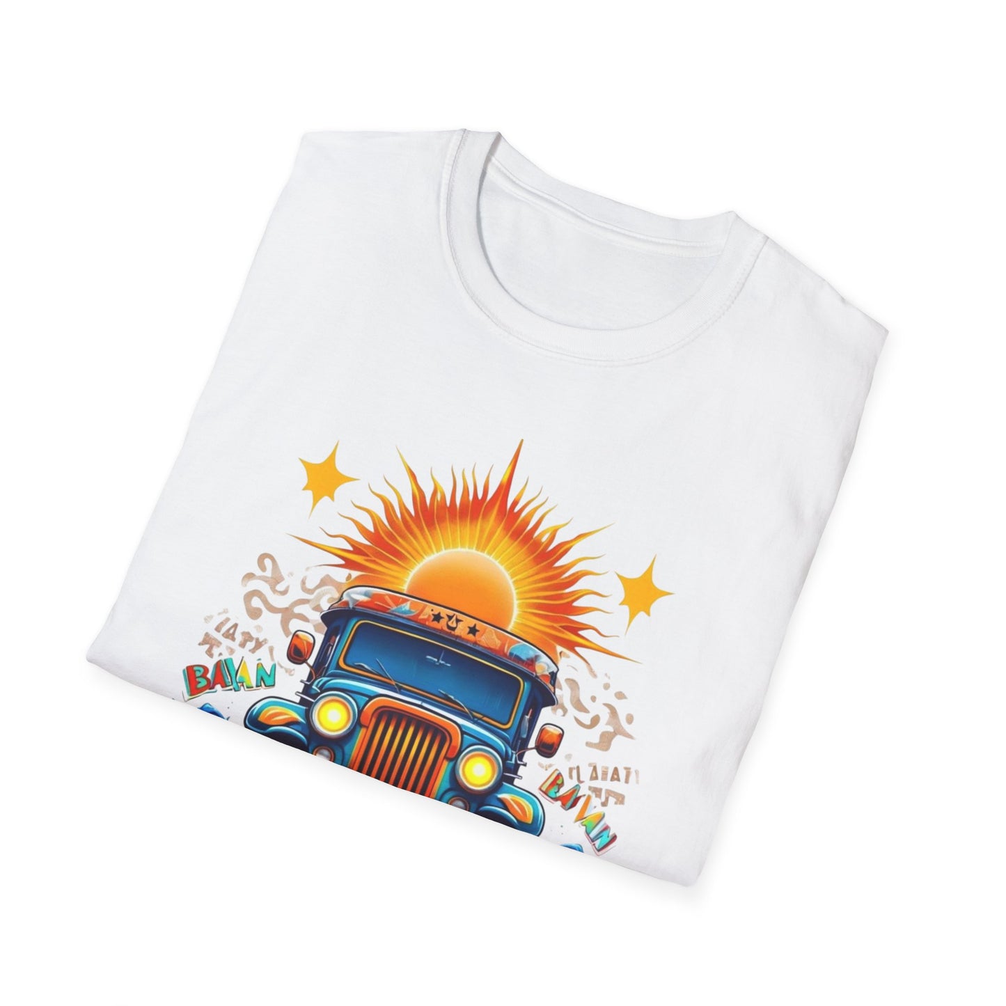 Mabuhay Energy Vintage Jeepney T-Shirt | Unisex Softstyle Tee