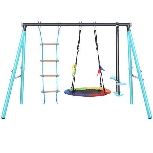 Kids Swing Seesaw Set – Outdoor Playset for Children