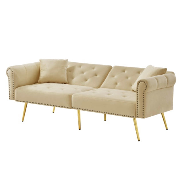Modern 2-Seater Sofa Bed – Compact Convertible Couch