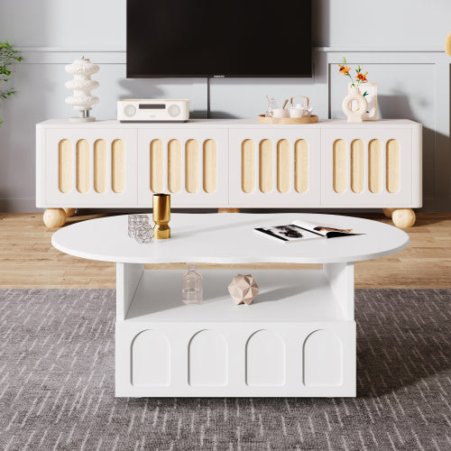 Cloud-Shaped Coffee Table – Modern Aesthetic Room Table