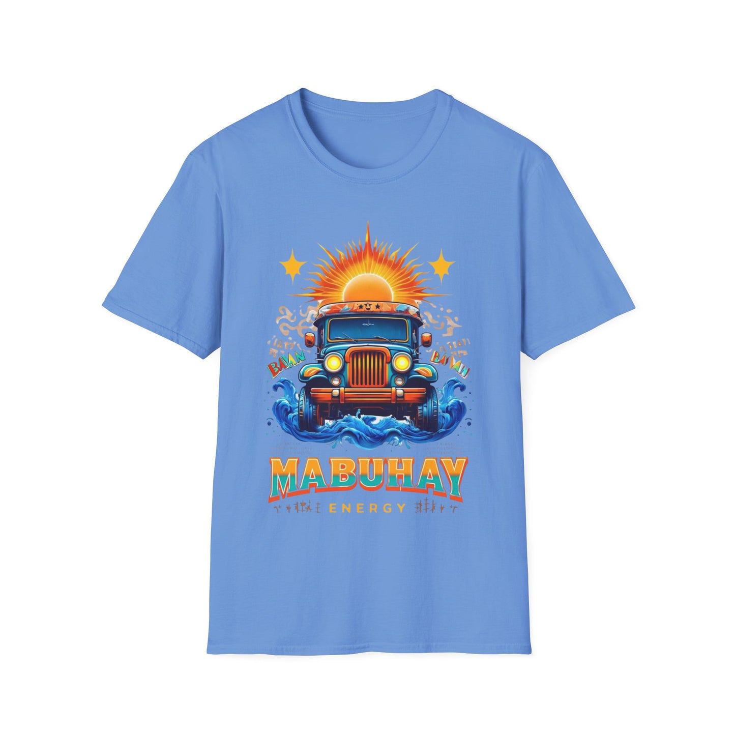 Mabuhay Energy Vintage Jeepney T-Shirt | Unisex Softstyle Tee