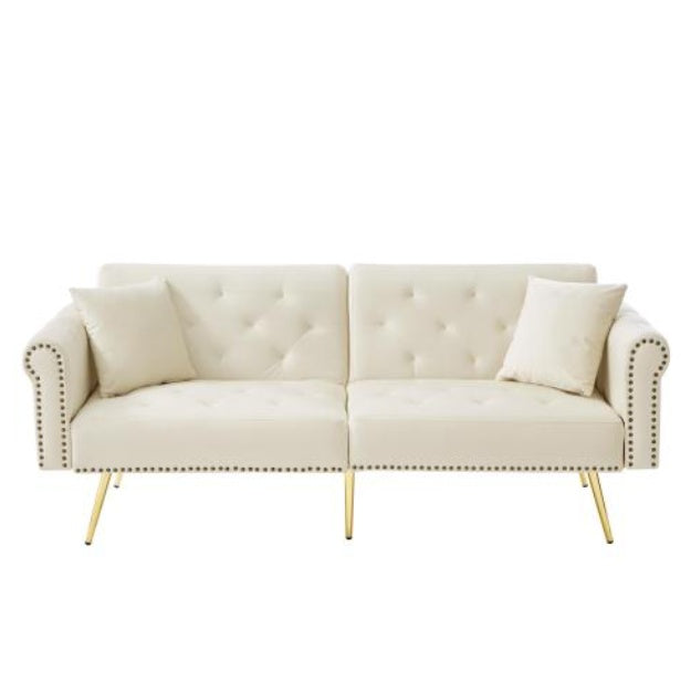 Modern 2-Seater Sofa Bed – Compact Convertible Couch