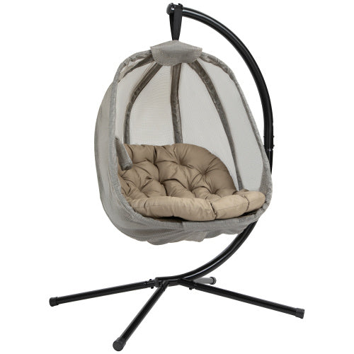 Hanging Egg Chair – Indoor & Outdoor Swing Chair with Stand