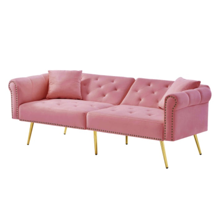Modern 2-Seater Sofa Bed – Compact Convertible Couch