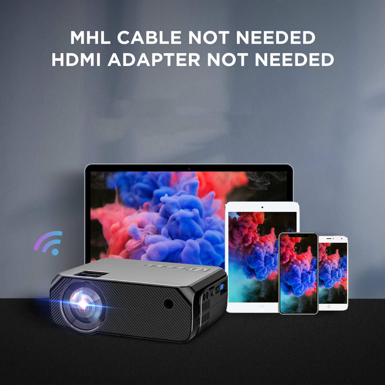 Portable Home Projector – High-Definition Mini Cinema Screen