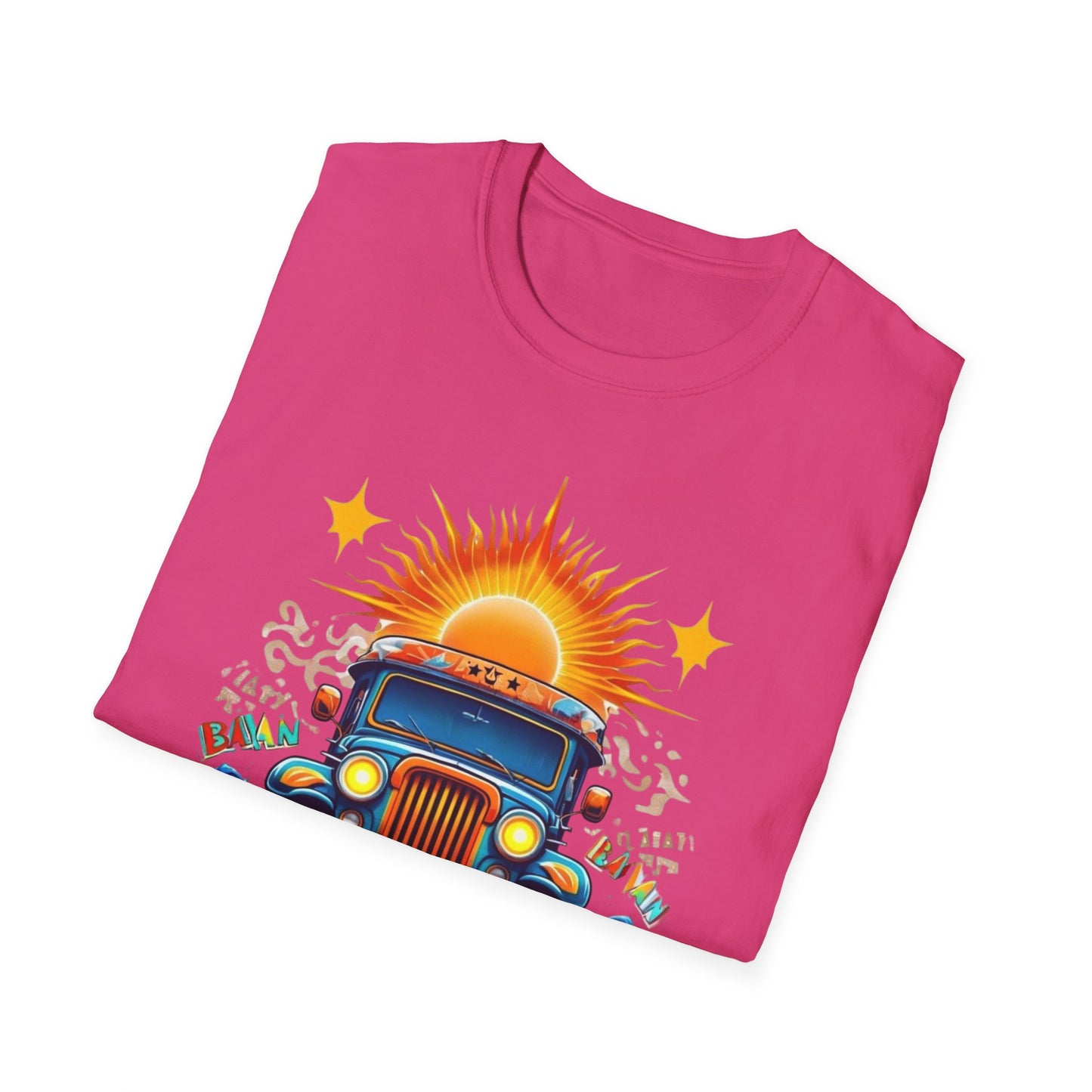 Mabuhay Energy Vintage Jeepney T-Shirt | Unisex Softstyle Tee