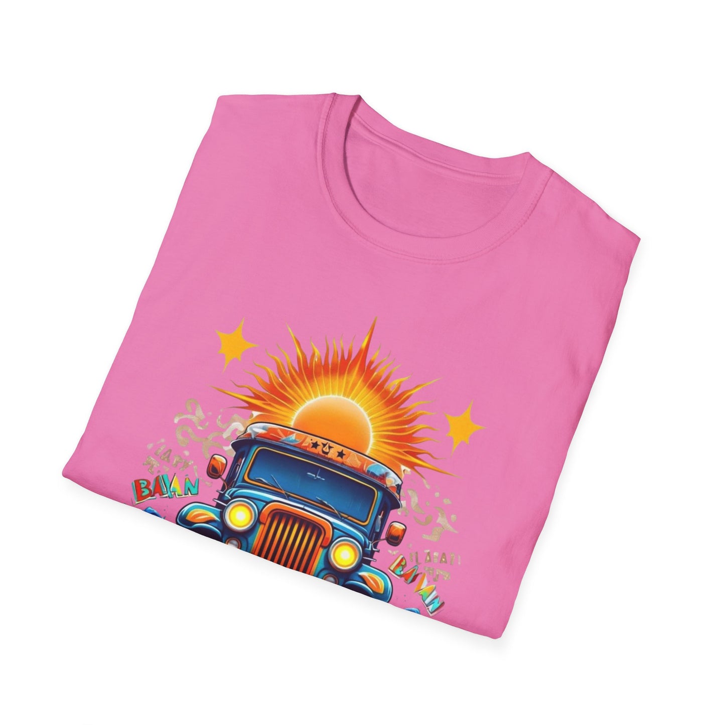 Mabuhay Energy Vintage Jeepney T-Shirt | Unisex Softstyle Tee