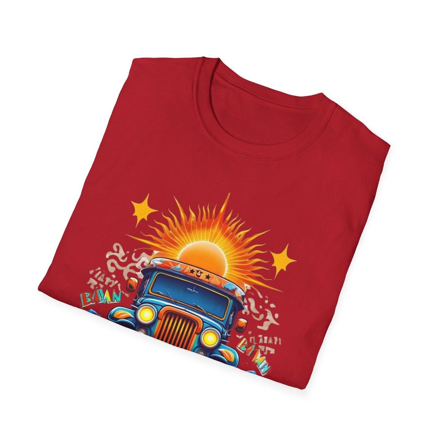 Mabuhay Energy Vintage Jeepney T-Shirt | Unisex Softstyle Tee