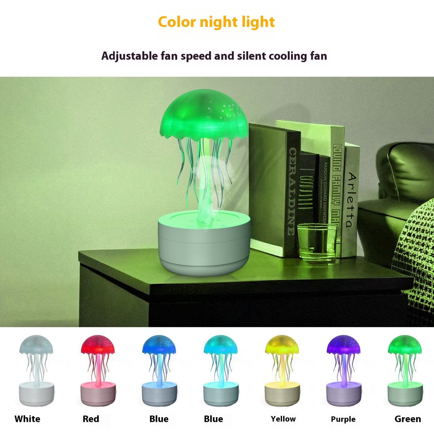 Jellyfish Humidifier – Colorful LED Fragrance Diffuser
