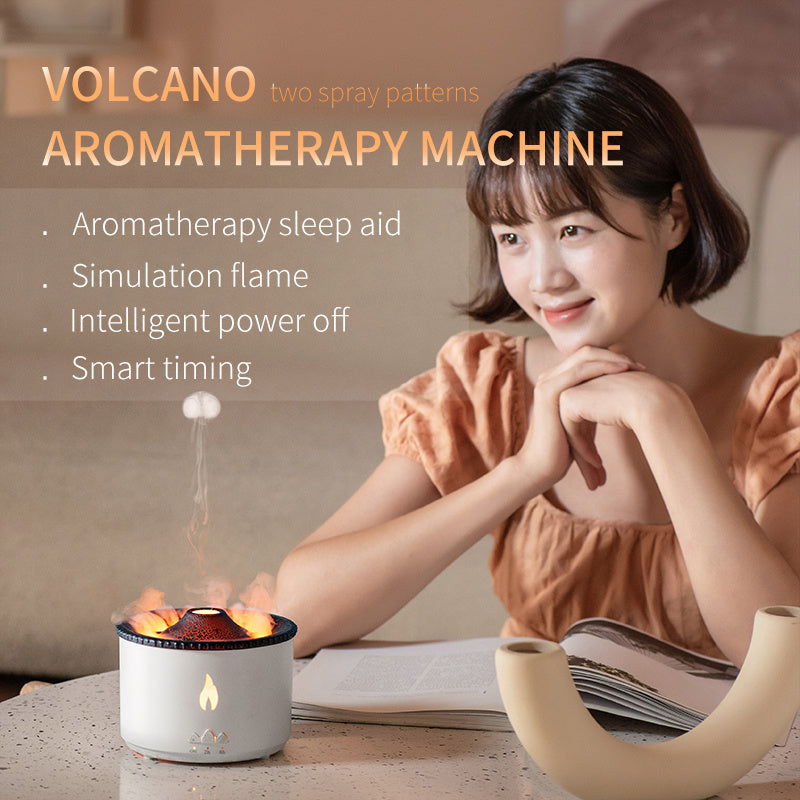 Jellyfish Flame And Blue Volcano Humidifier