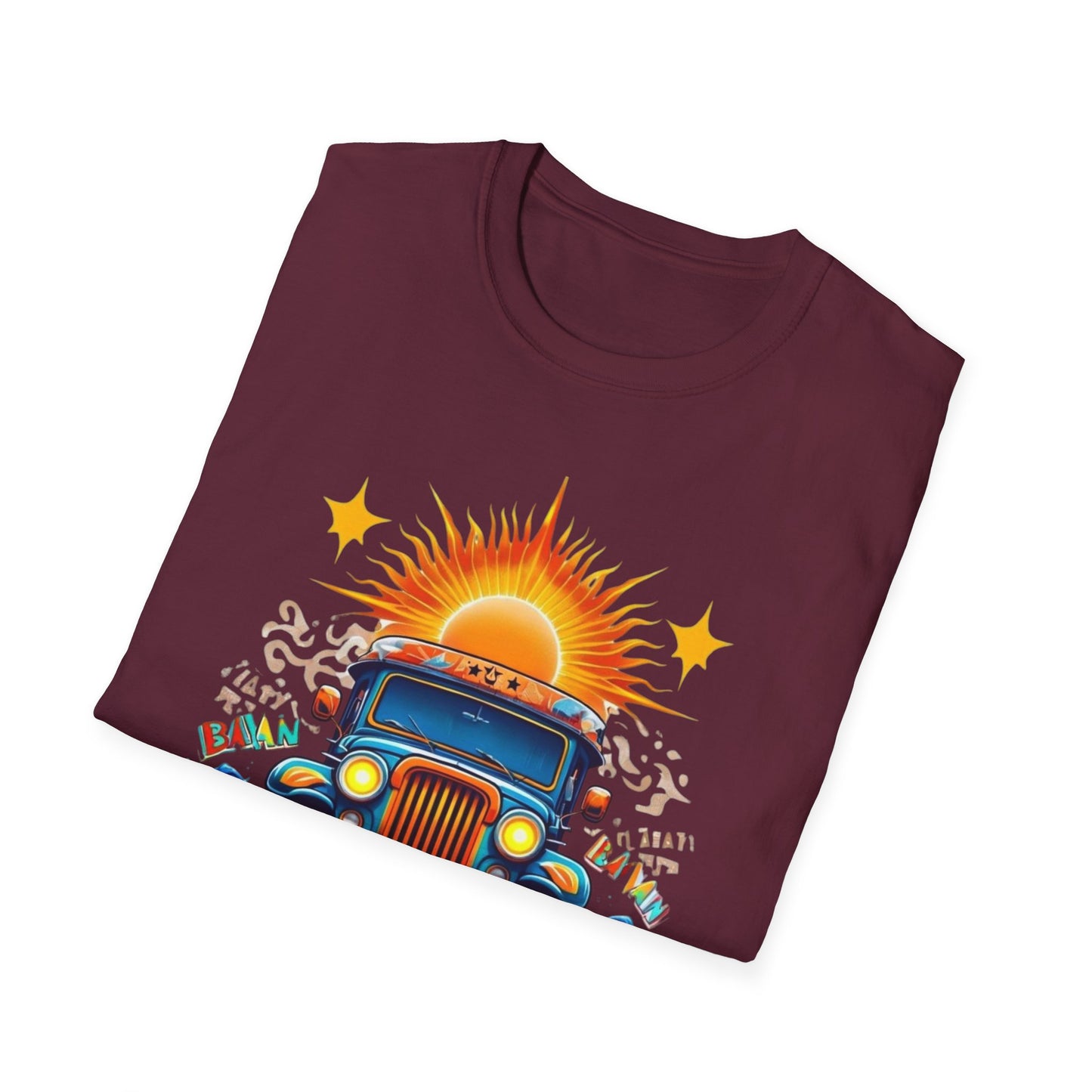 Mabuhay Energy Vintage Jeepney T-Shirt | Unisex Softstyle Tee