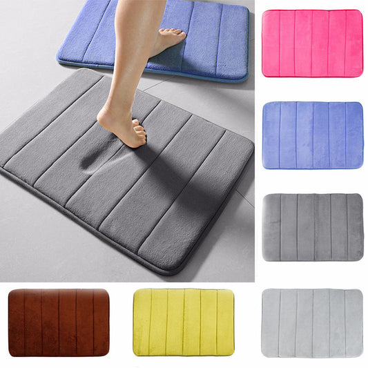 Non-Slip Memory Foam Bath Mat – Absorbent Floor Mat