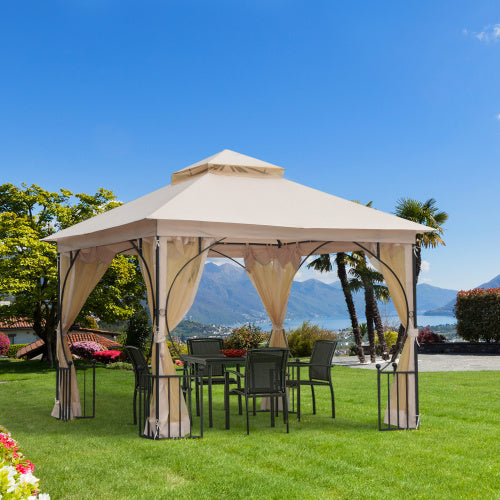 Garden Gazebo | 3x3m Outdoor Canopy Shelter