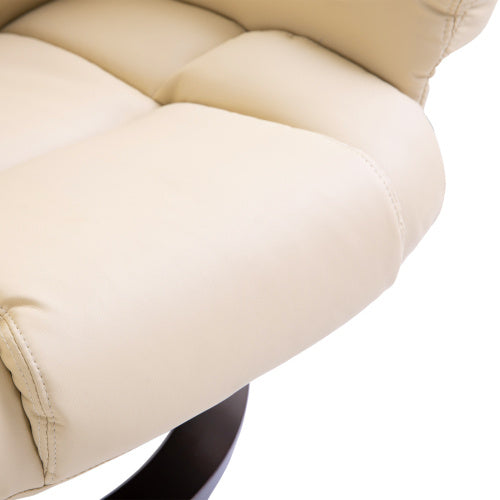 360 Swivel Recliner Chair With Footstool